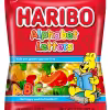 12-pack of HARIBO Gummi Candy Alphabet Letters, 5 oz. bags, featuring colorful gummy candies shaped like letters of the alphabet