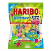 Pack of Haribo Rainbow Fizz Gummy Candies featuring colorful, sour gummy treats in a vibrant multicolor bag. Imported from Germany.