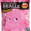 2-Pack of Cool Hallonskalle Skum - Swedish Sour Cool Raspberry Skull Foams - Raspberry-flavored pink skull-shaped candies with Fairtrade certification