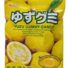 Bright Yellow bag of Kasugai Kusugai Yuzu Pomelo Gummy Candy