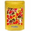 A colorful pack of Fruidles Turtles Gummi Candy featuring multicolored fruit-flavored gummy turtles, presented in a resealable bag with vibrant packaging, showcasing the delicious and chewy candy inside.