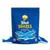 Pack of Funtasty Blue Sharks Gummy Candy - Blue Raspberry and Marshmallow-Flavored gummies in an 11-ounce bag, featuring vibrant blue shark-shaped candies.