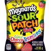 Maynards Sour Patch Kids Sour Cherry Blasters Candy 185g bag, imported from Canada, made with real fruit juice
