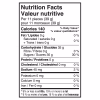 Nutritional information panel on a bag of Maynards Sour Patch Kids Watermelon Gummy Candy.