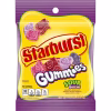 Bag of STARBURST Sour Berries Gummy Candy featuring a 5.8-ounce pack with assorted berry-flavored gummies, including cherry, strawberry, blue raspberry, and watermelon.