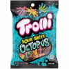 Trolli Sour Brite Octopuses Gummy Candy - Colorful Bag with Fun Octopus-Shaped Gummies in Assorted Flavors Including Blue Raspberry-Lemon, Cherry-Grape, and Strawberry-Orange