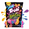 Product image of a 4.25-ounce bag of Trolli Sour Bursting Crawlers gummy worms, featuring dual-textured worms in Cherry with Pineapple, Strawberry with Grape, Blue Raspberry with Strawberry, and Mango with Fruit Punch flavors.