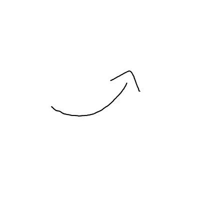 Animated breathing arrow shape