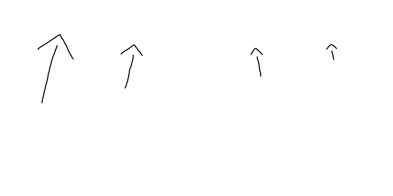 Animated breathing arrows