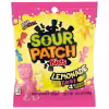 Pack of Sour Patch Kids Lemonade Fest gummies with four flavors: Strawberry Lemonade, Blue Raspberry Lemonade, Cherry Lime Lemonade, and Lemonade.